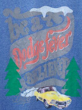 DODGE Fever Believer T-shirt Men's Size Large OFFICIAL Dodge Challenger
